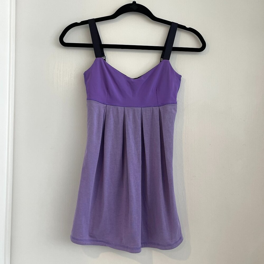 Lululemon Tank Top with Wide Adjustable Straps in Persian Purple Size 4